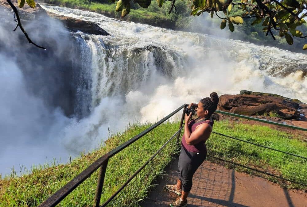 image of the Murchison falls waterfall