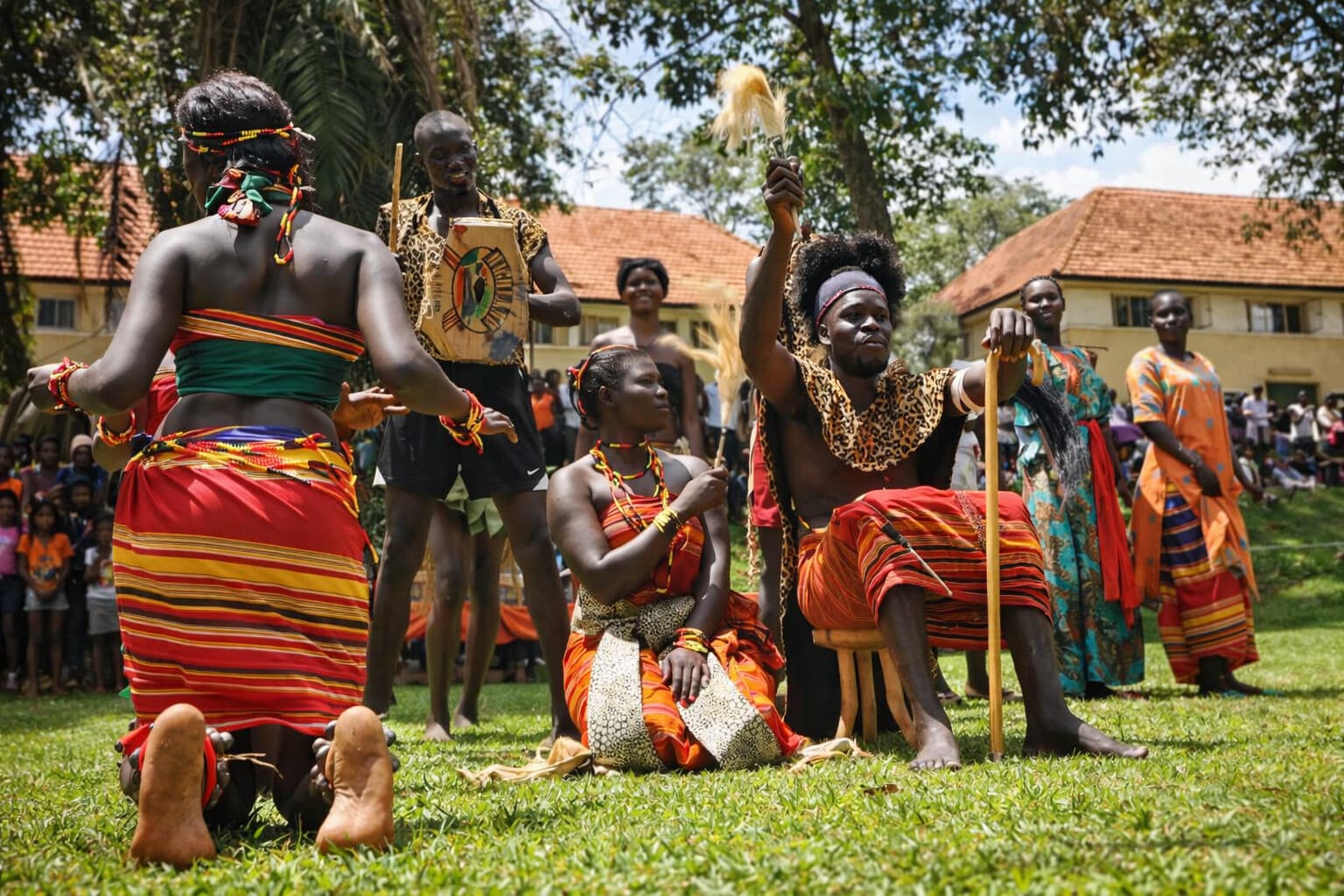 Image of a previous Cultural Immersion Tours, involving guests taking part in a local dance